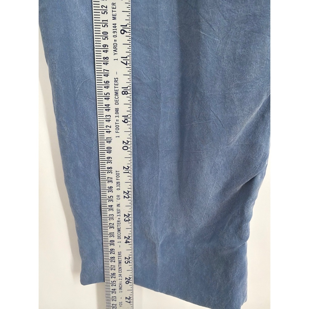 Jeffrey & Dara‎ Petite Blue 2 Piece Set Jacket Pants Rayon Size 4 Vintage - Picture 5 of 13
